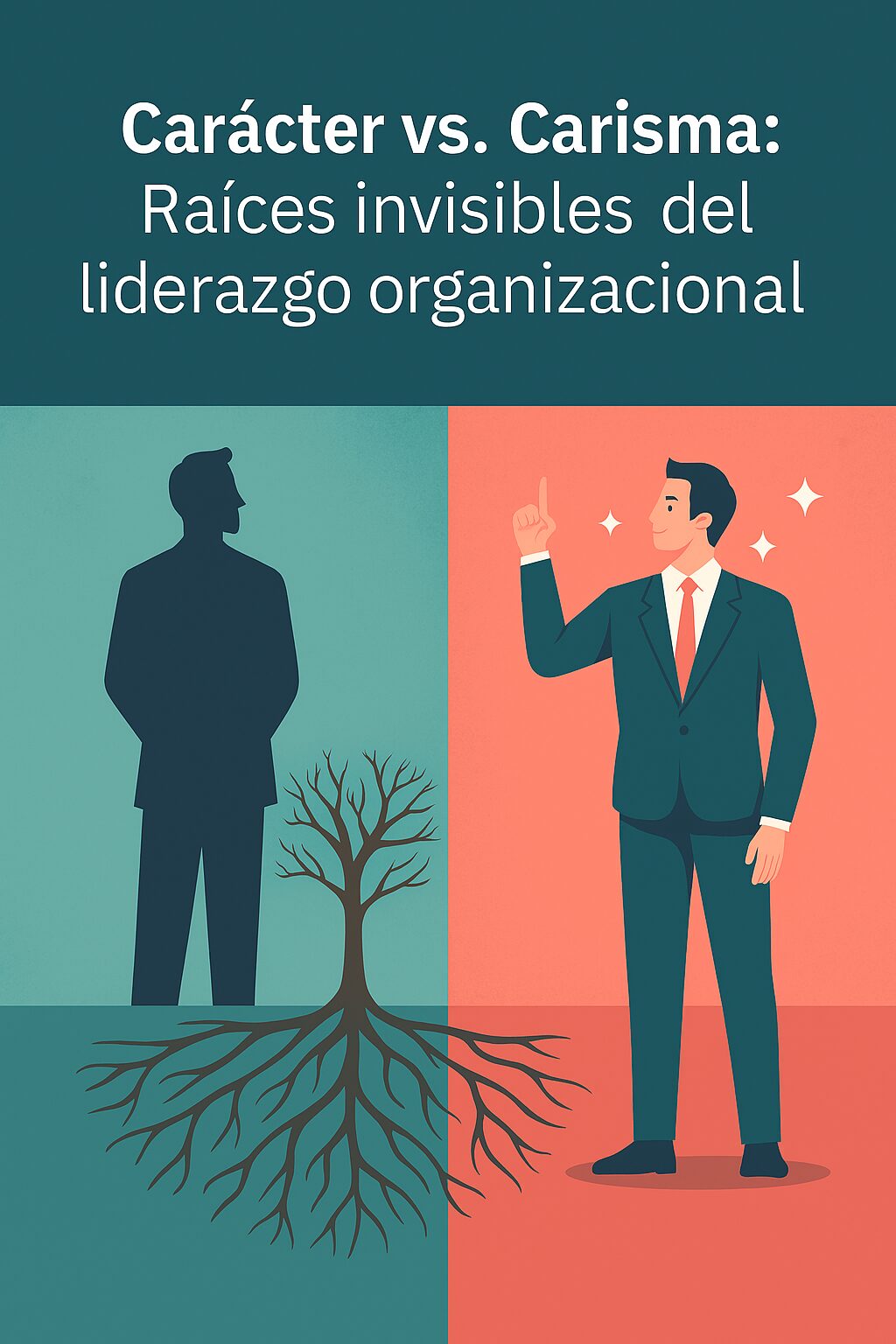 Carácter vs. Carisma: Raíces invisibles del liderazgo organizacional