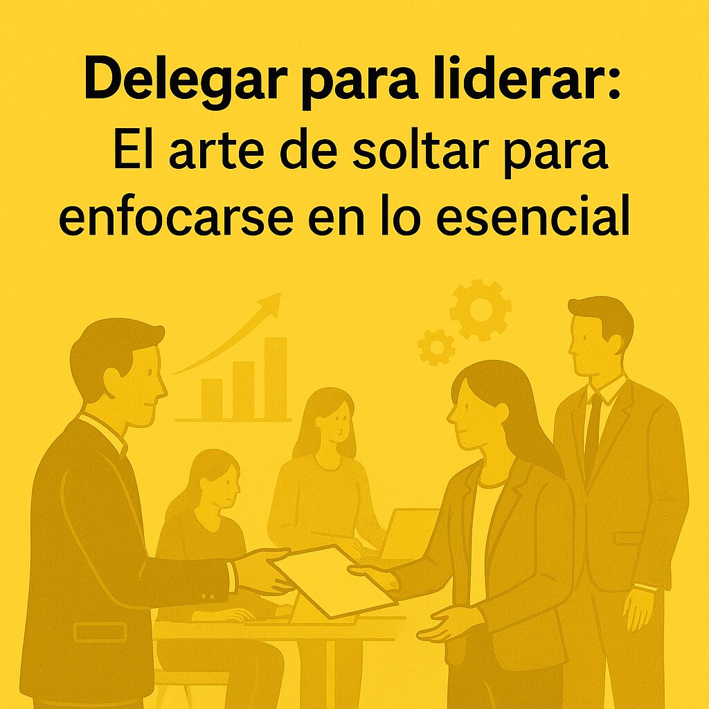 Delegar para liderar: El arte de soltar para enfocarse en lo esencial
