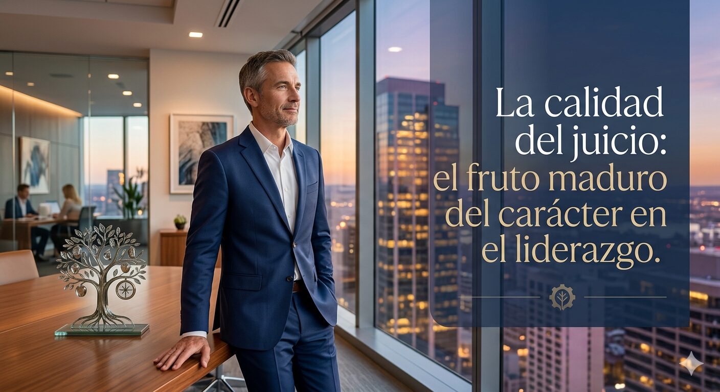 La calidad del juicio: el fruto maduro del carácter en el liderazgo