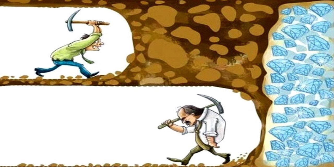 Actúe con perseverancia